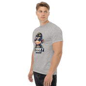 T-Shirt Unisex Stampata 100% Cotone – Confortevole – Design Chunky Monkey-Biiply