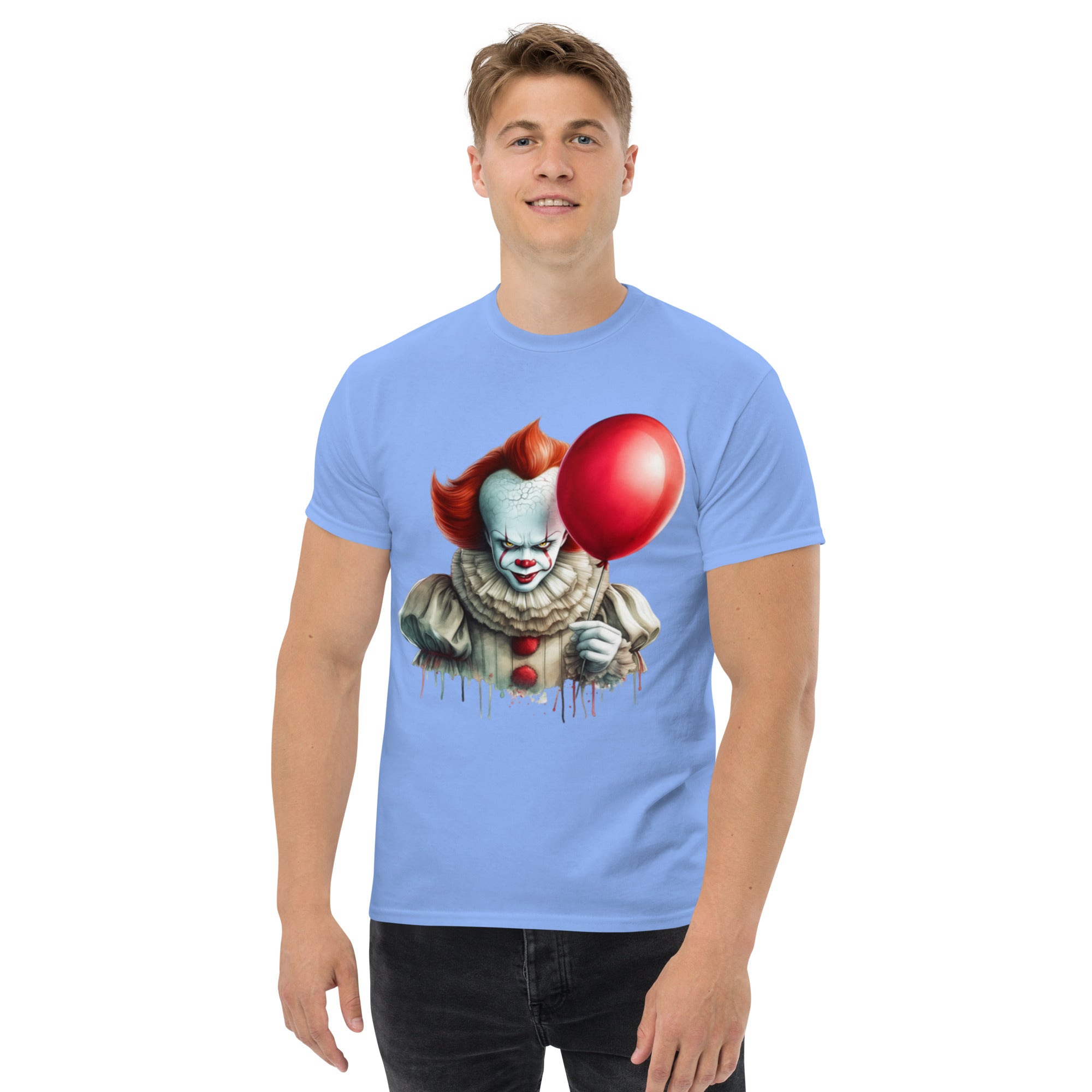 T-Shirt Unisex Stampata 100% Cotone – Confortevole – Design Clown-Biiply