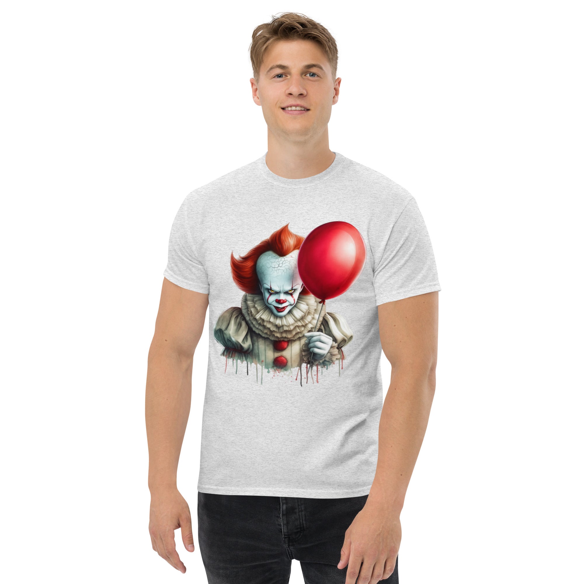 T-Shirt Unisex Stampata 100% Cotone – Confortevole – Design Clown-Biiply