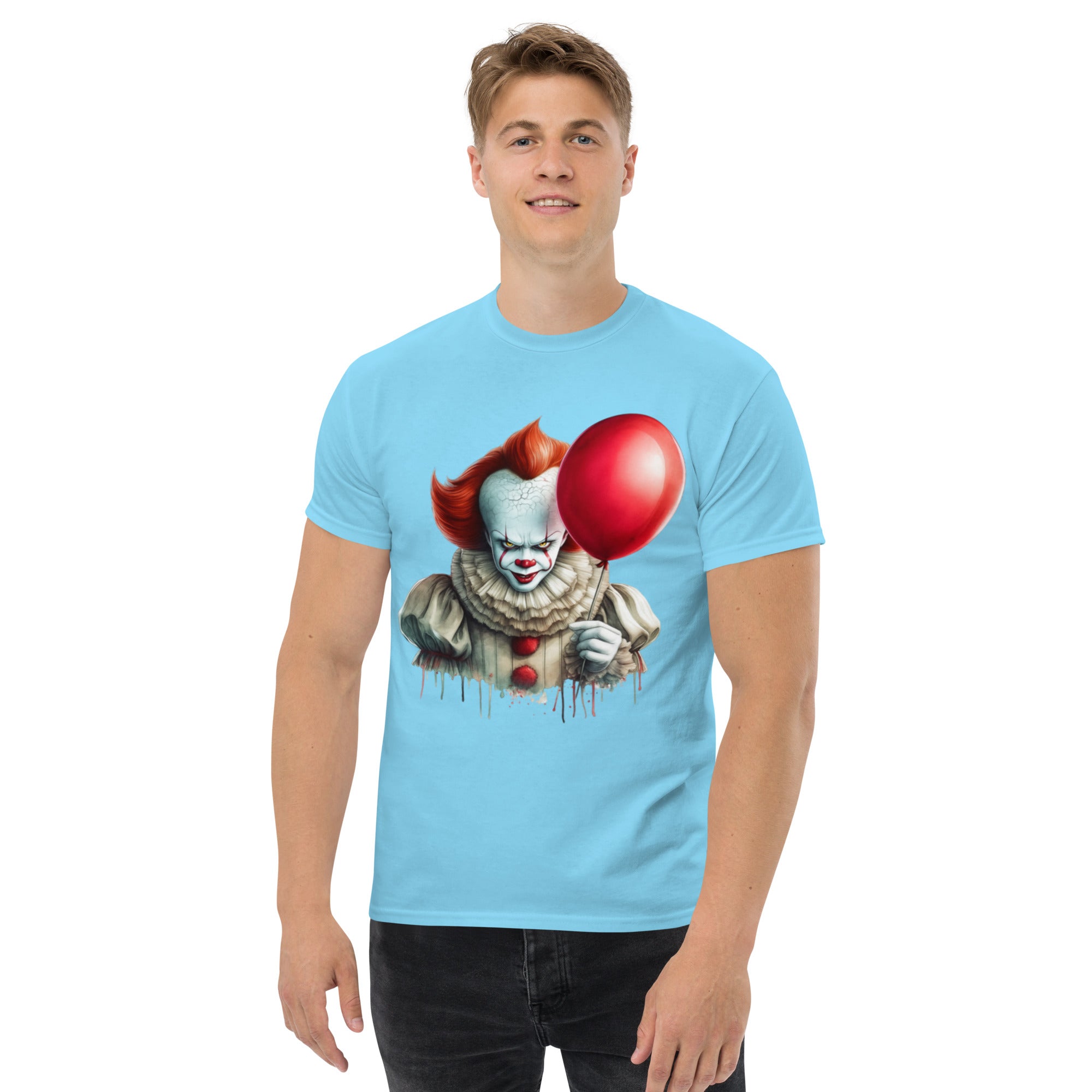 T-Shirt Unisex Stampata 100% Cotone – Confortevole – Design Clown-Biiply