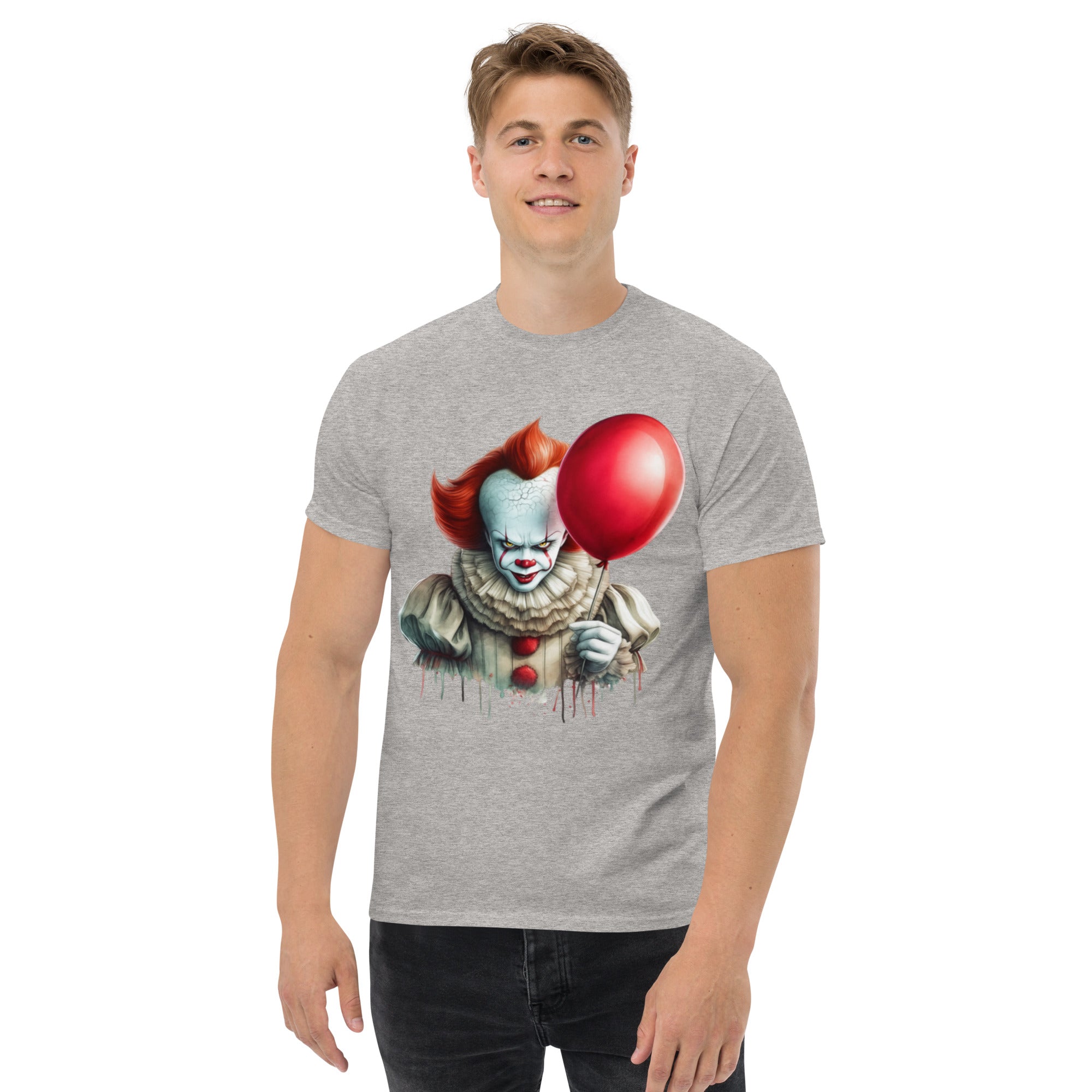 T-Shirt Unisex Stampata 100% Cotone – Confortevole – Design Clown-Biiply