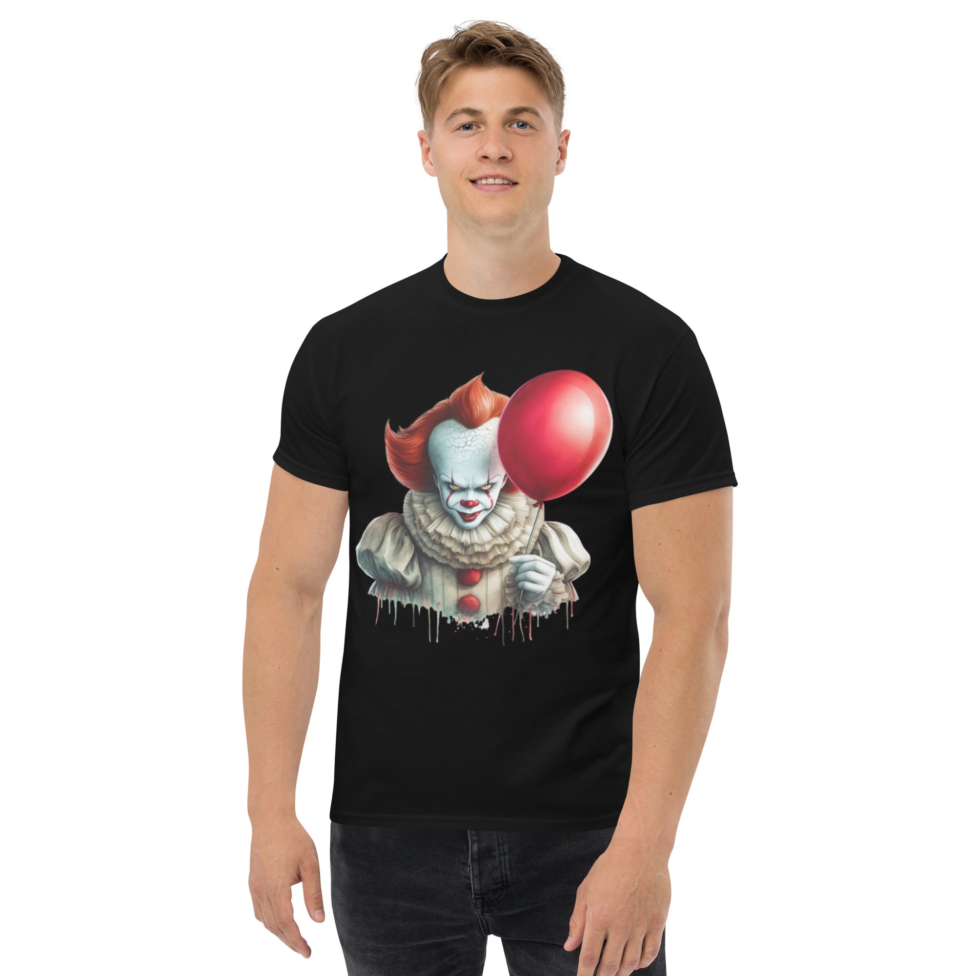 T-Shirt Unisex Stampata 100% Cotone – Confortevole – Design Clown-Biiply