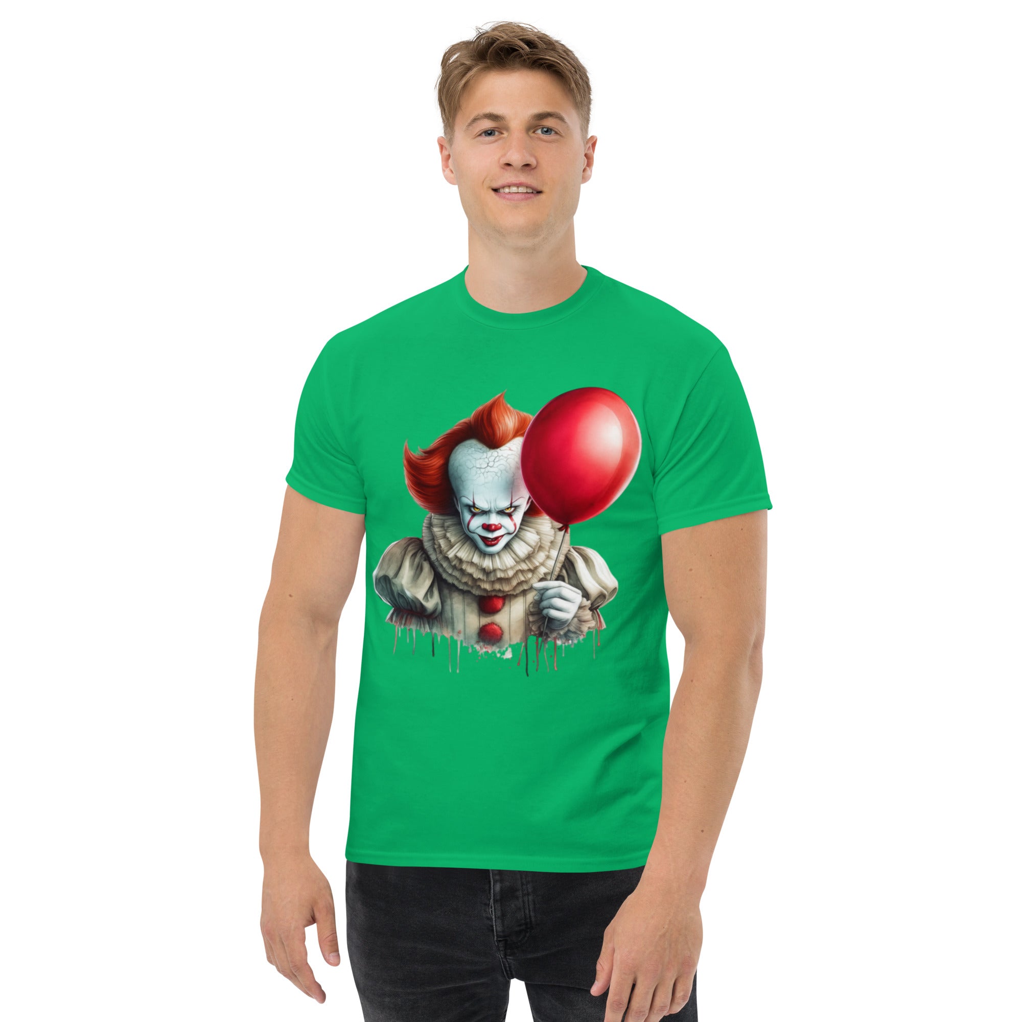 T-Shirt Unisex Stampata 100% Cotone – Confortevole – Design Clown-Biiply