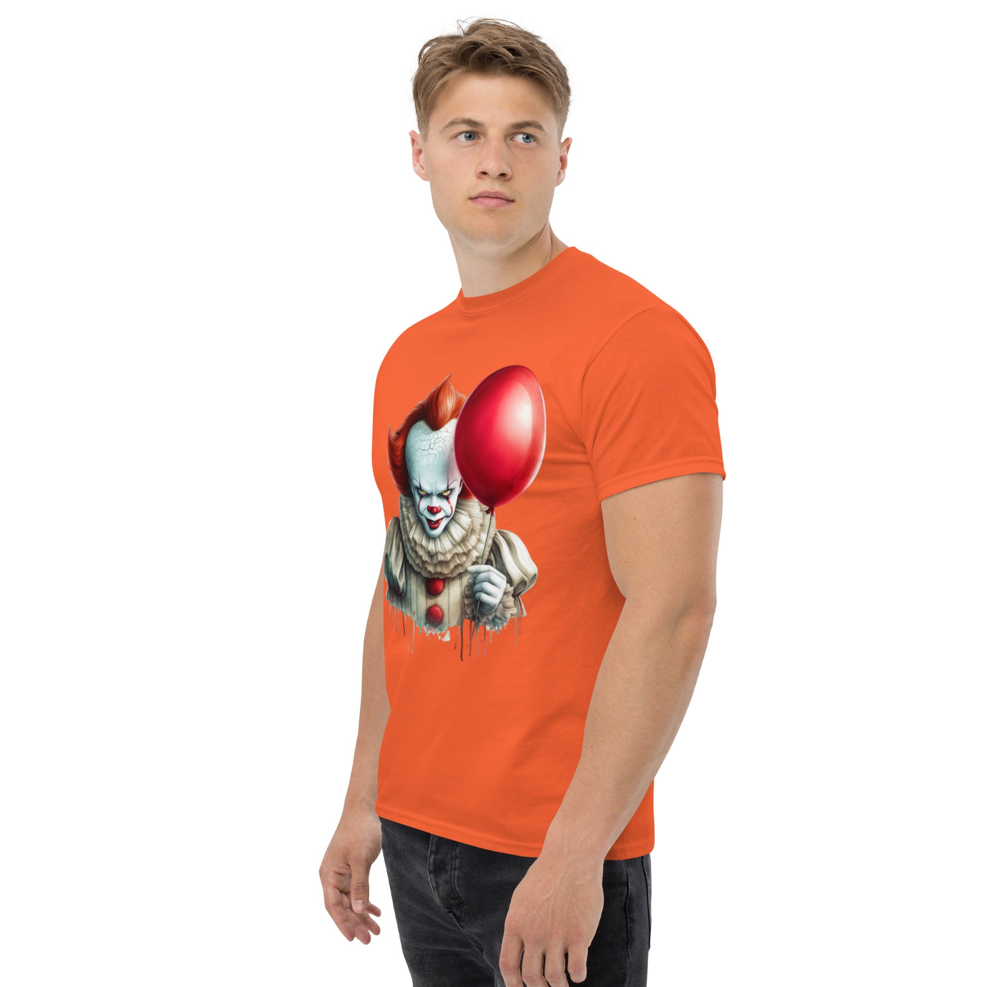 T-Shirt Unisex Stampata 100% Cotone – Confortevole – Design Clown-Biiply