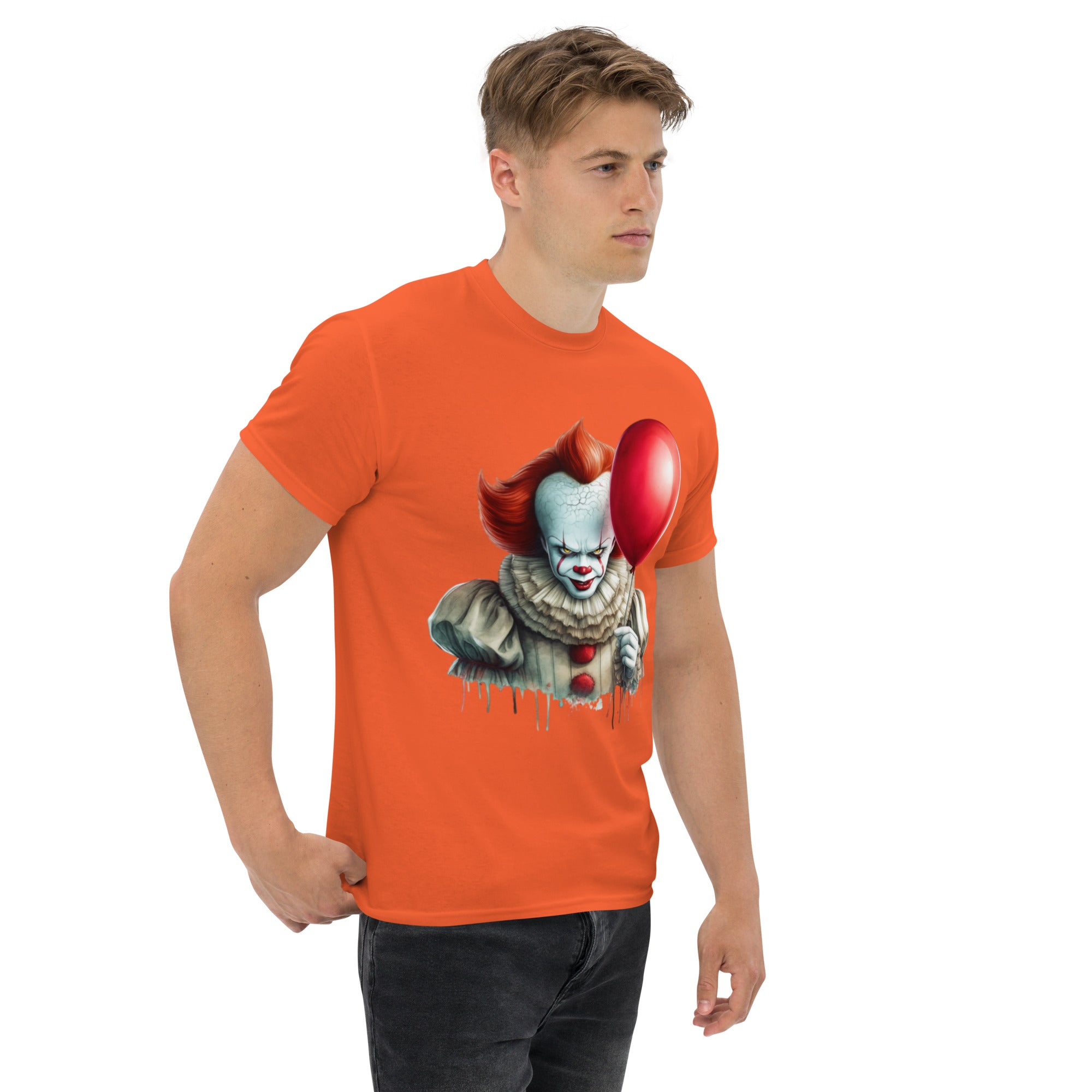 T-Shirt Unisex Stampata 100% Cotone – Confortevole – Design Clown-Biiply