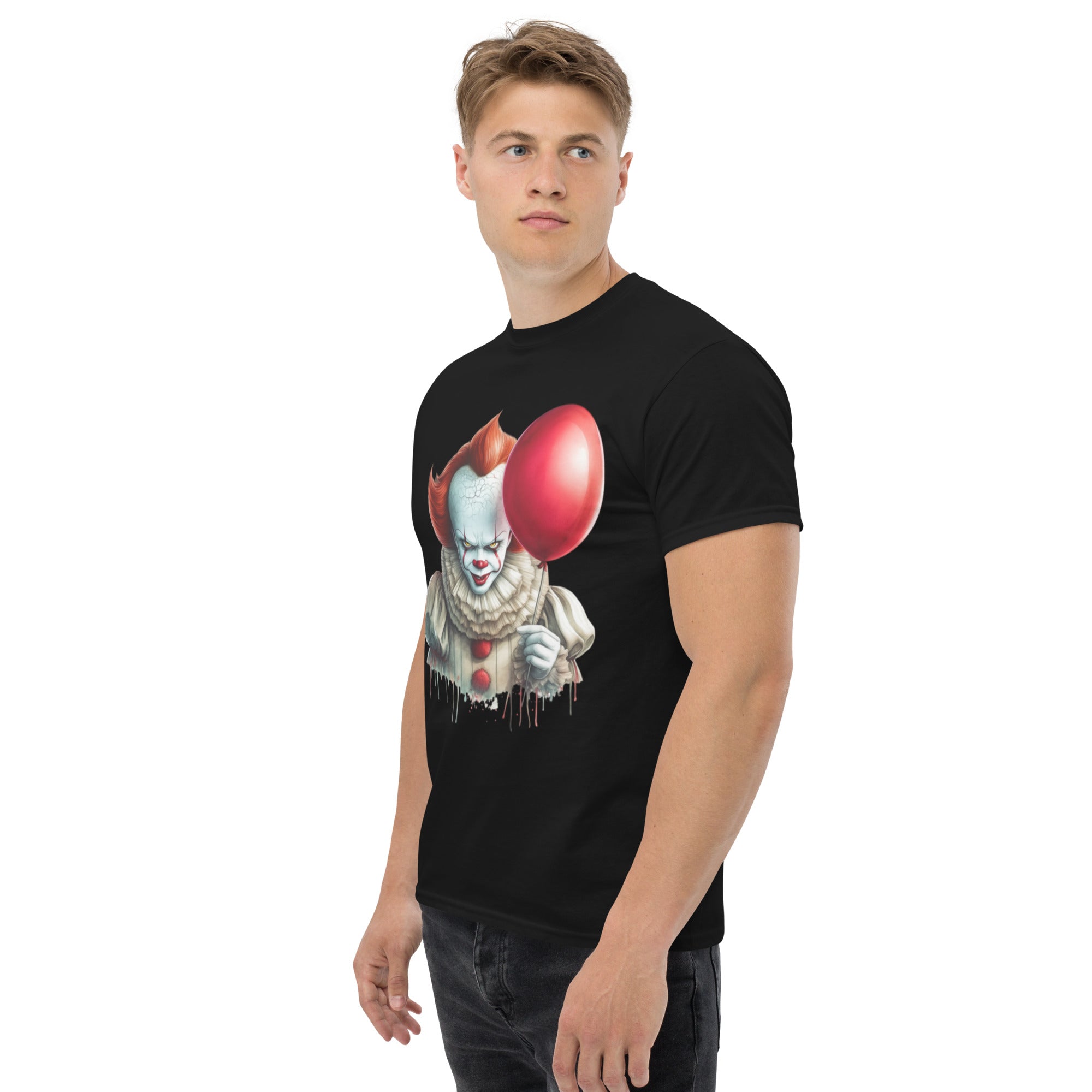 T-Shirt Unisex Stampata 100% Cotone – Confortevole – Design Clown-Biiply