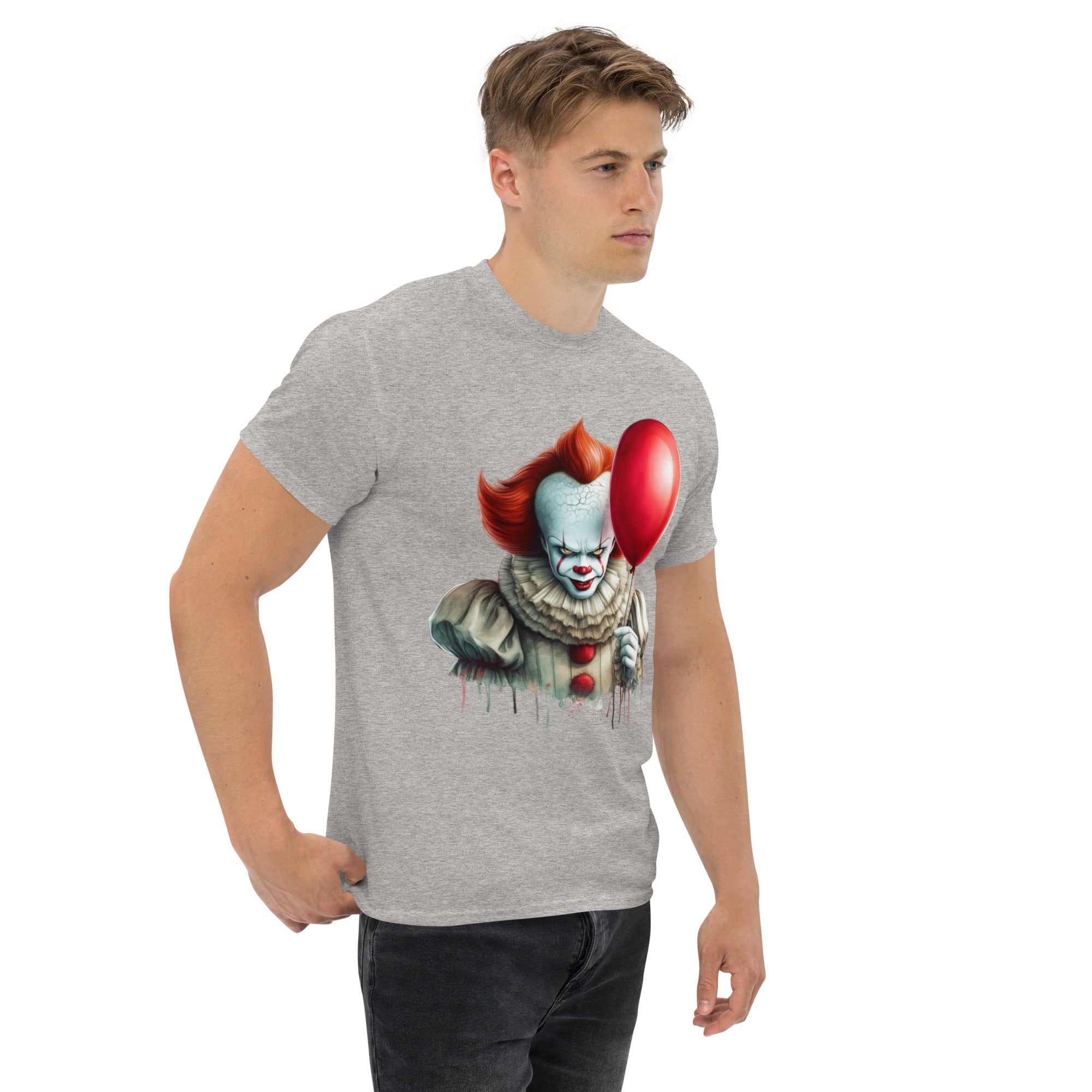 T-Shirt Unisex Stampata 100% Cotone – Confortevole – Design Clown-Biiply
