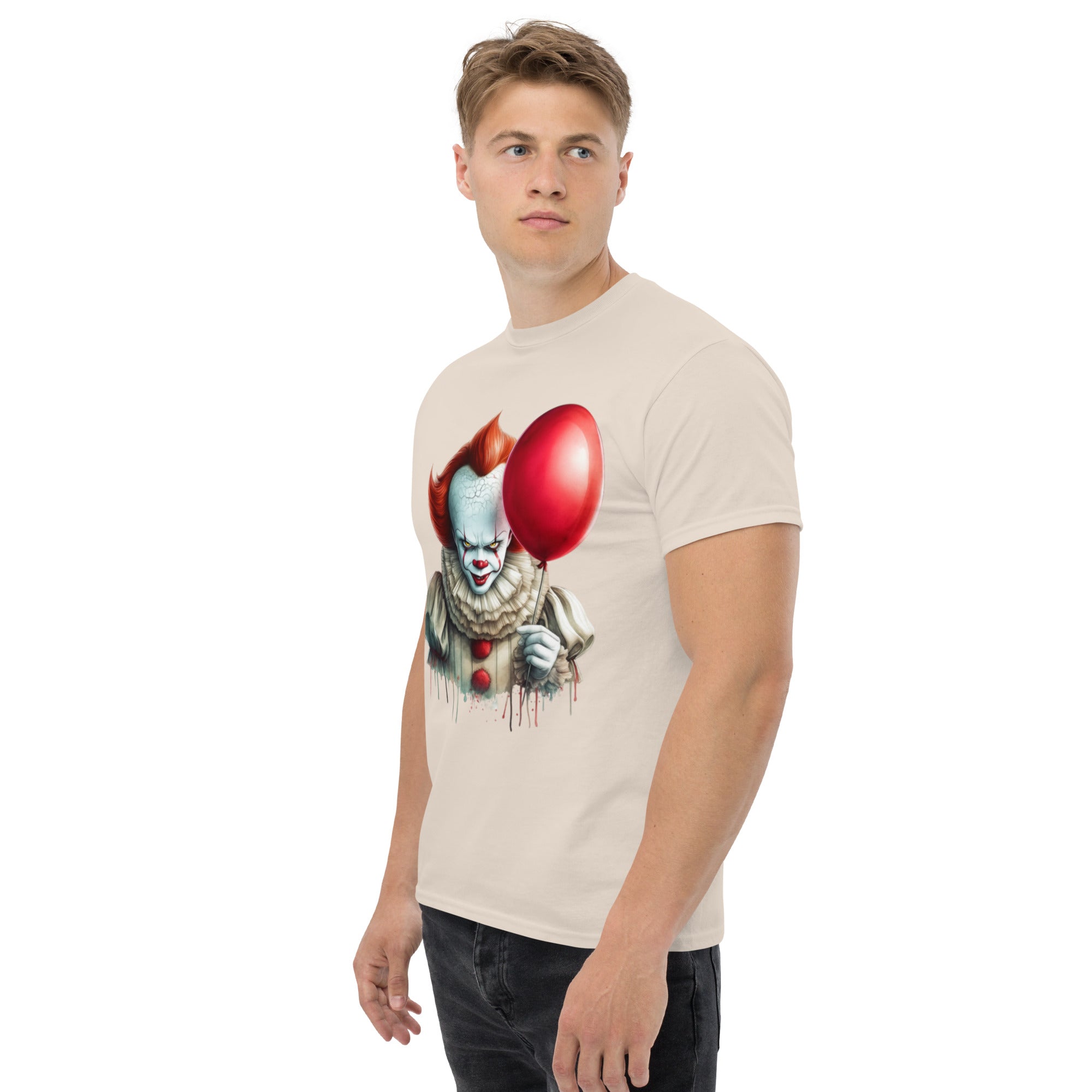T-Shirt Unisex Stampata 100% Cotone – Confortevole – Design Clown-Biiply