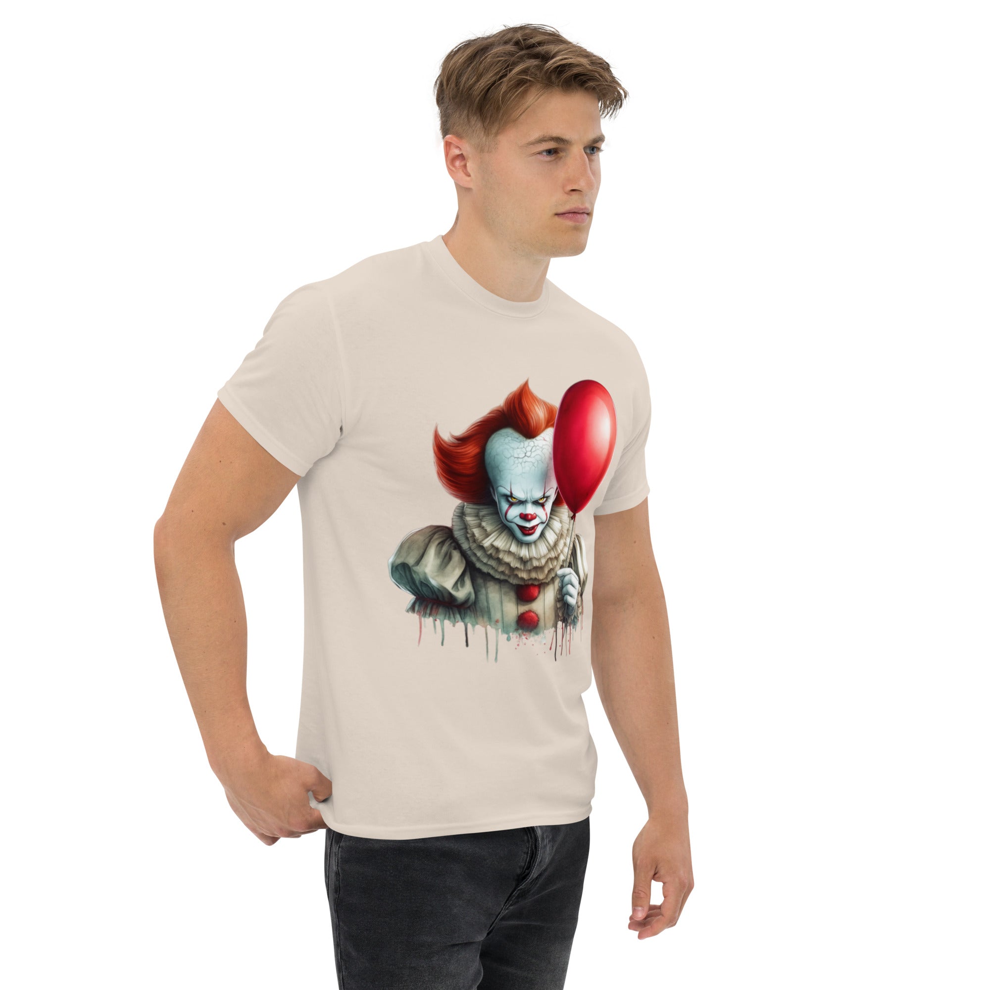 T-Shirt Unisex Stampata 100% Cotone – Confortevole – Design Clown-Biiply