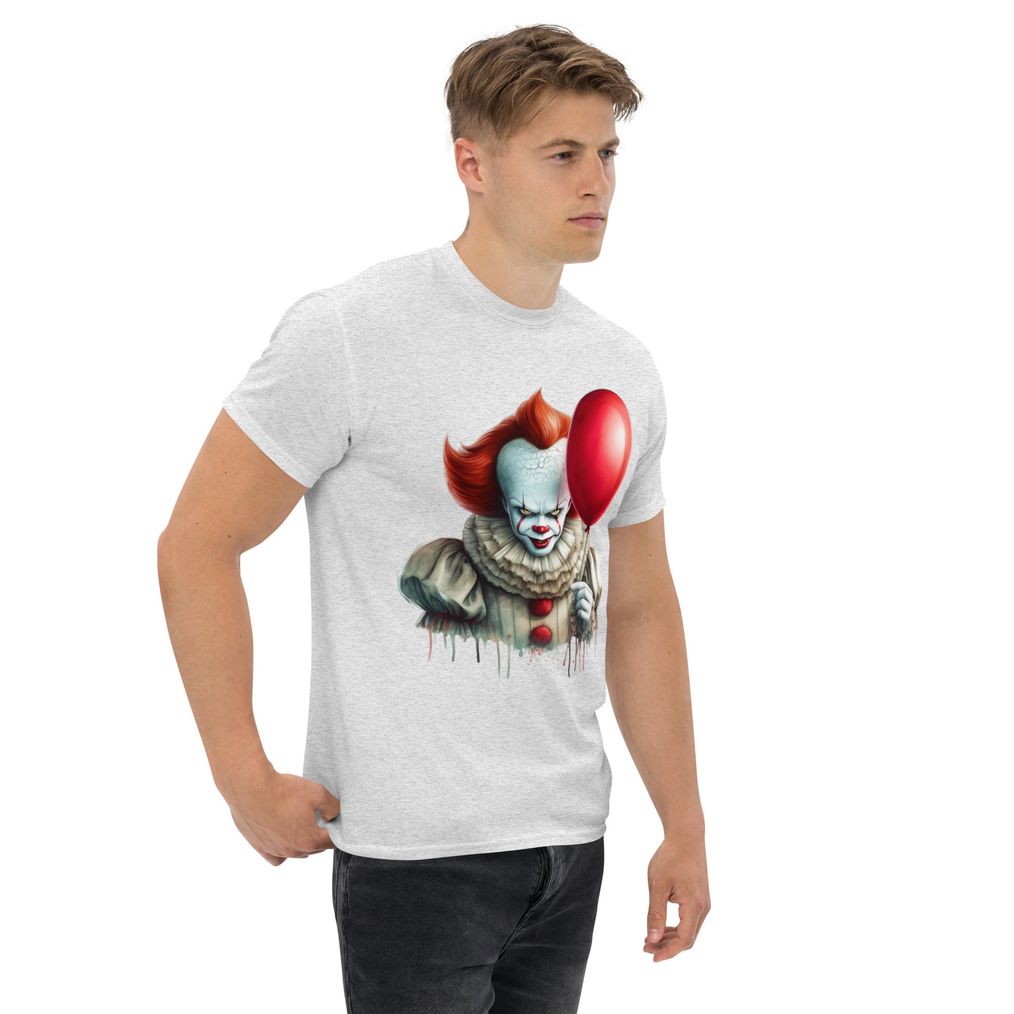 T-Shirt Unisex Stampata 100% Cotone – Confortevole – Design Clown-Biiply