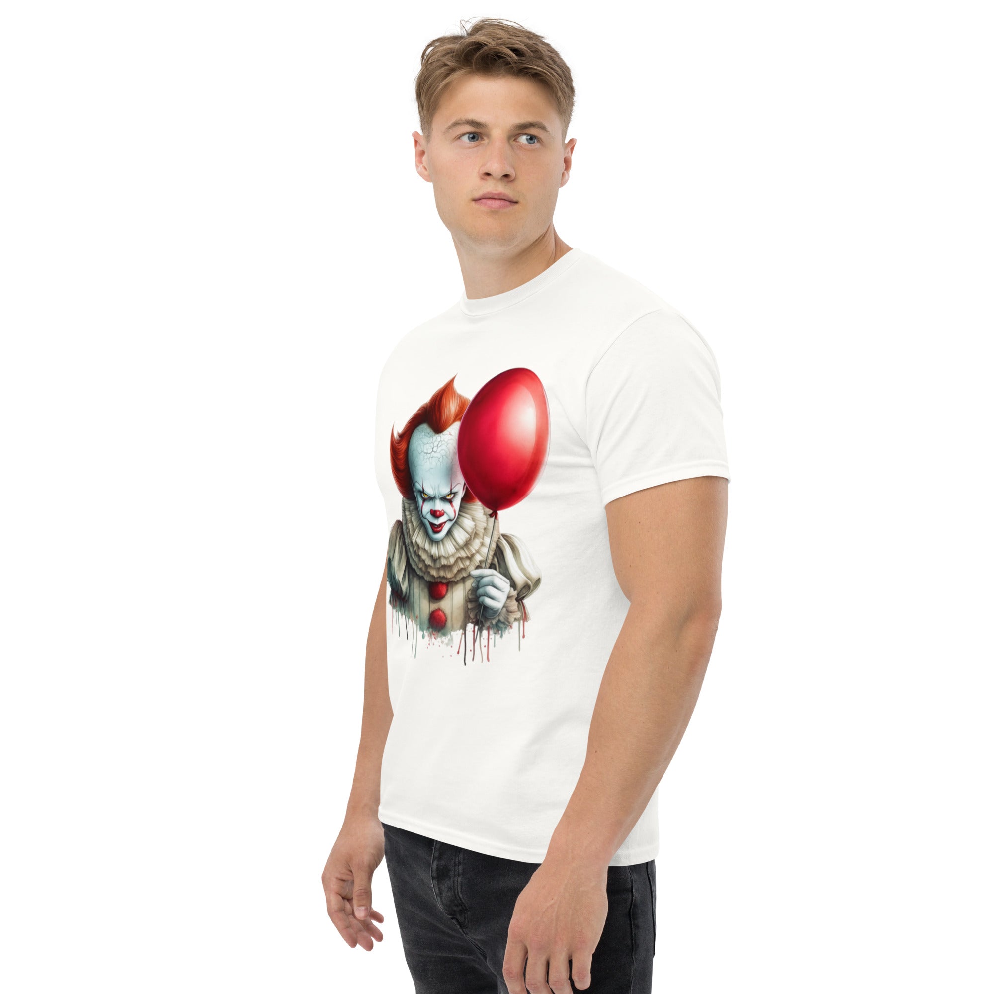 T-Shirt Unisex Stampata 100% Cotone – Confortevole – Design Clown-Biiply