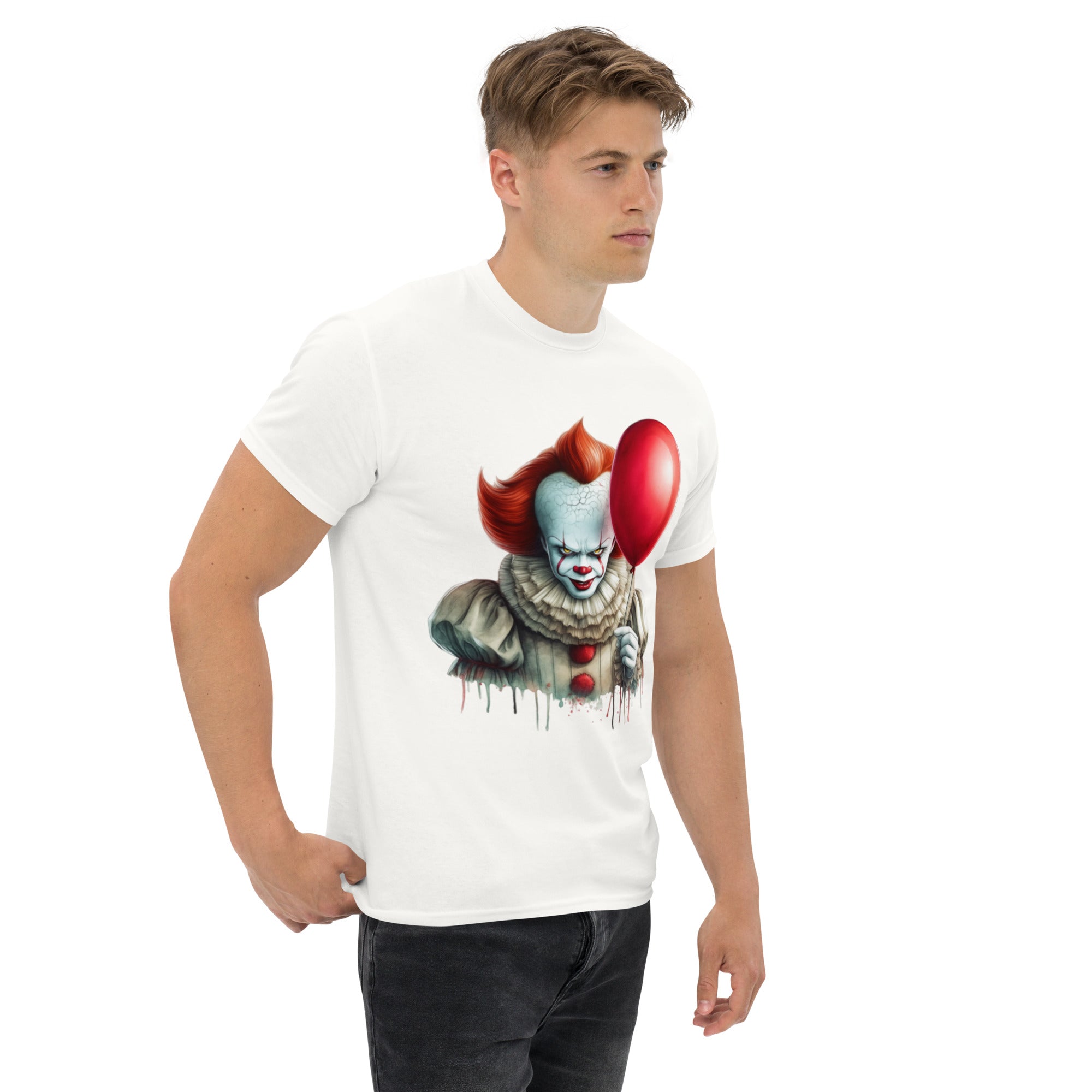 T-Shirt Unisex Stampata 100% Cotone – Confortevole – Design Clown-Biiply