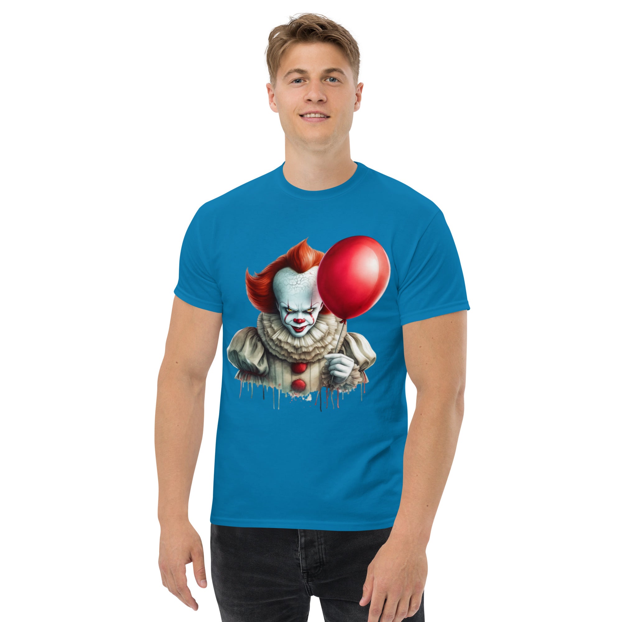 T-Shirt Unisex Stampata 100% Cotone – Confortevole – Design Clown-Biiply