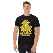 T-Shirt Unisex Stampata 100% Cotone – Confortevole – Design Crash Rules Everything Around me!-Biiply