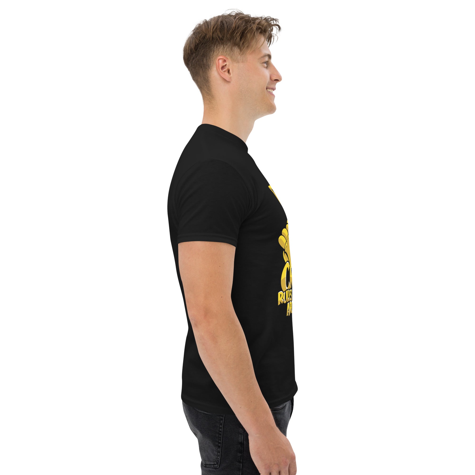 T-Shirt Unisex Stampata 100% Cotone – Confortevole – Design Crash Rules Everything Around me!-Biiply