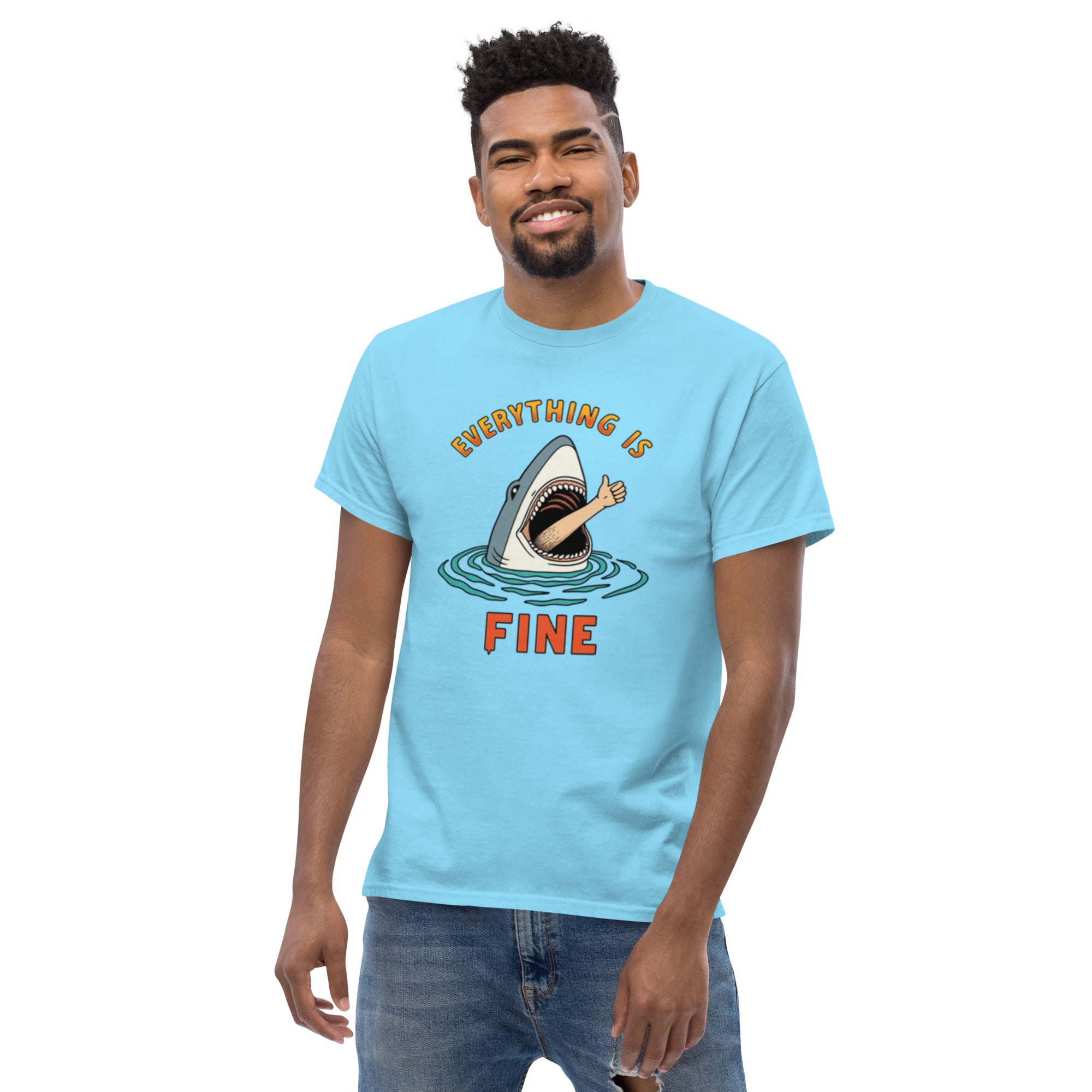 T-Shirt Unisex Stampata 100% Cotone – Confortevole – Design Everiting is Fine-Biiply