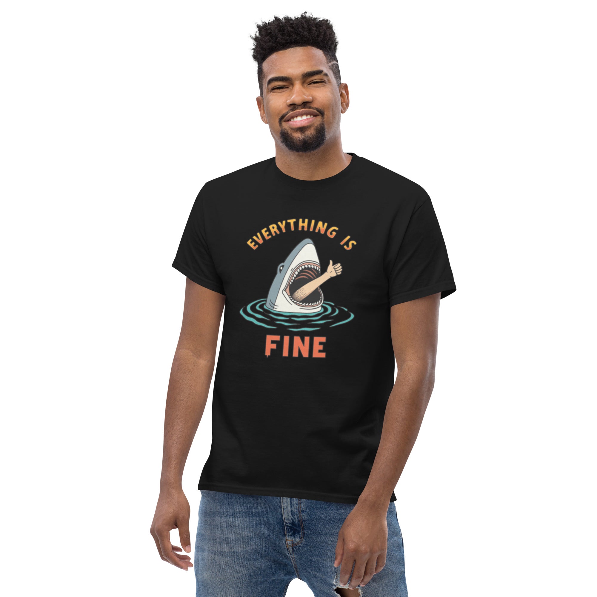 T-Shirt Unisex Stampata 100% Cotone – Confortevole – Design Everiting is Fine-Biiply