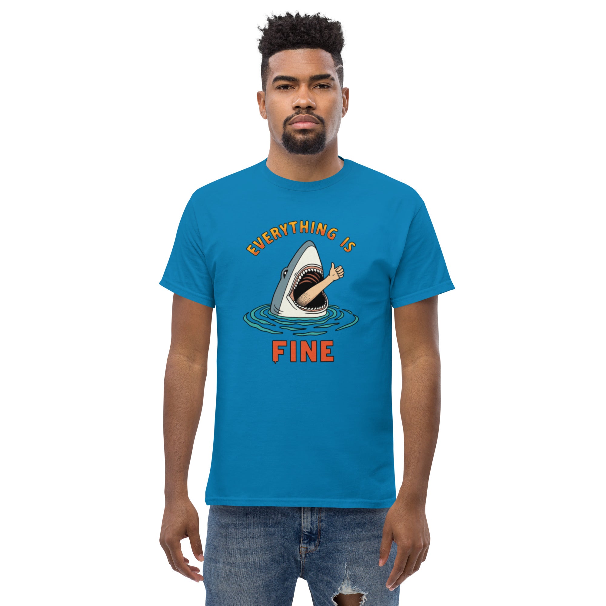 T-Shirt Unisex Stampata 100% Cotone – Confortevole – Design Everiting is Fine-Biiply