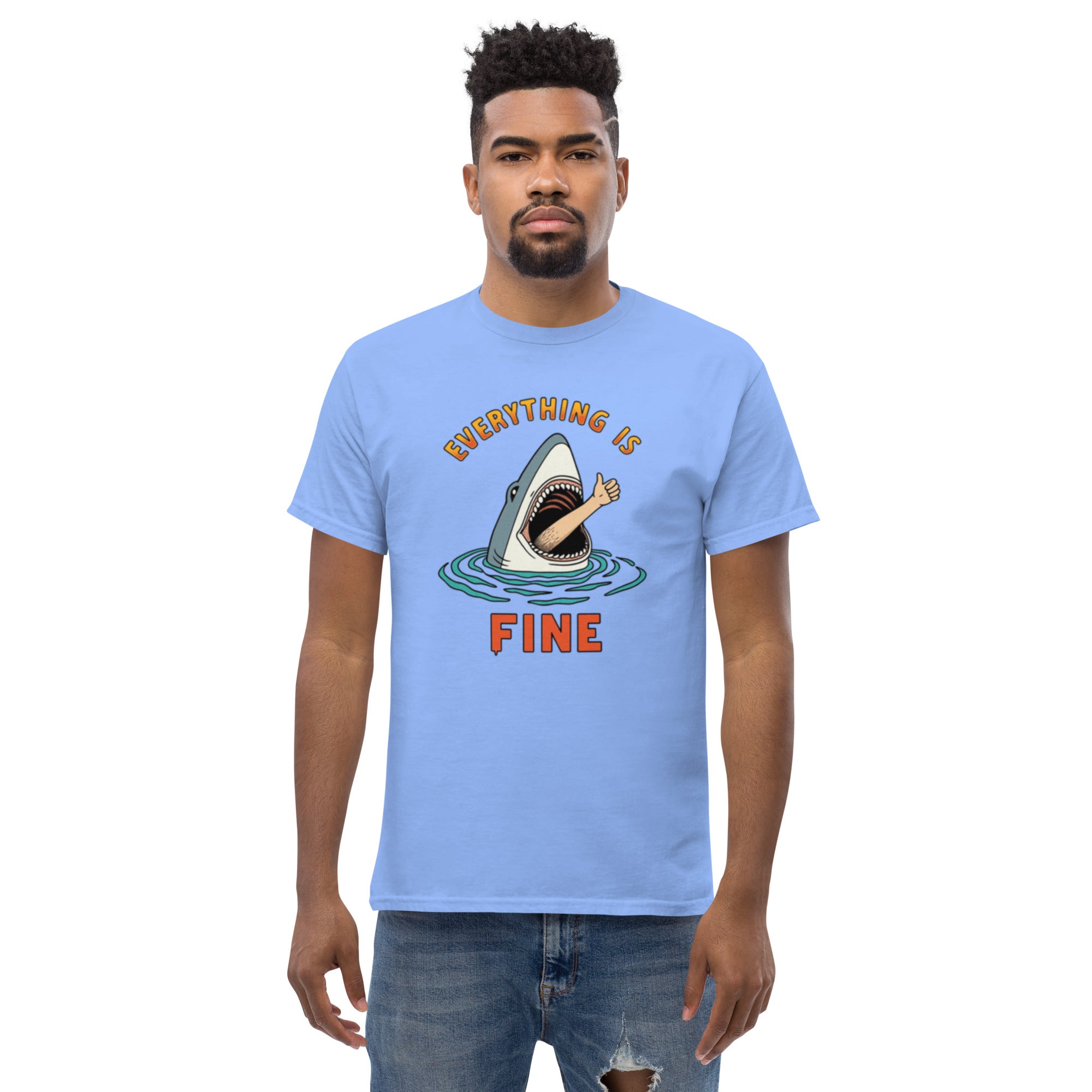 T-Shirt Unisex Stampata 100% Cotone – Confortevole – Design Everiting is Fine-Biiply