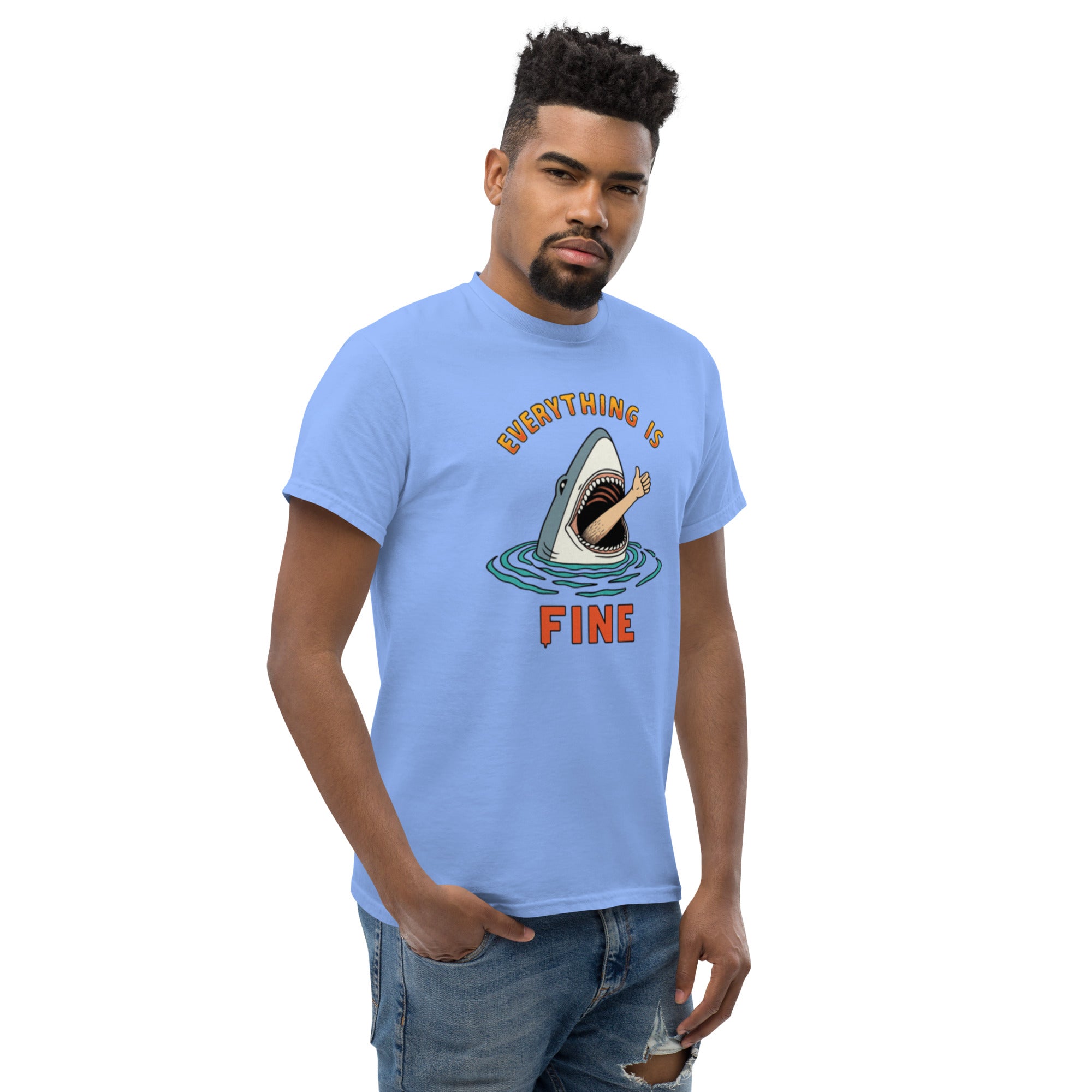 T-Shirt Unisex Stampata 100% Cotone – Confortevole – Design Everiting is Fine-Biiply