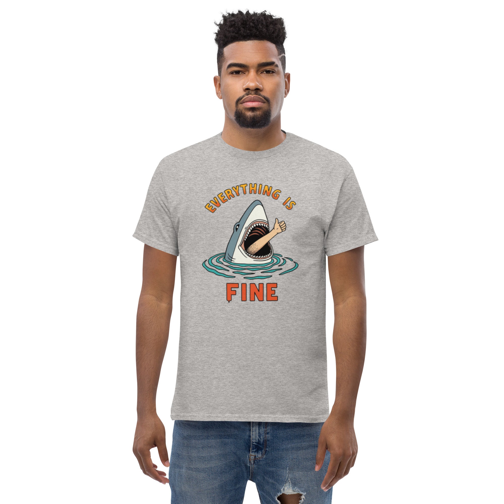T-Shirt Unisex Stampata 100% Cotone – Confortevole – Design Everiting is Fine-Biiply