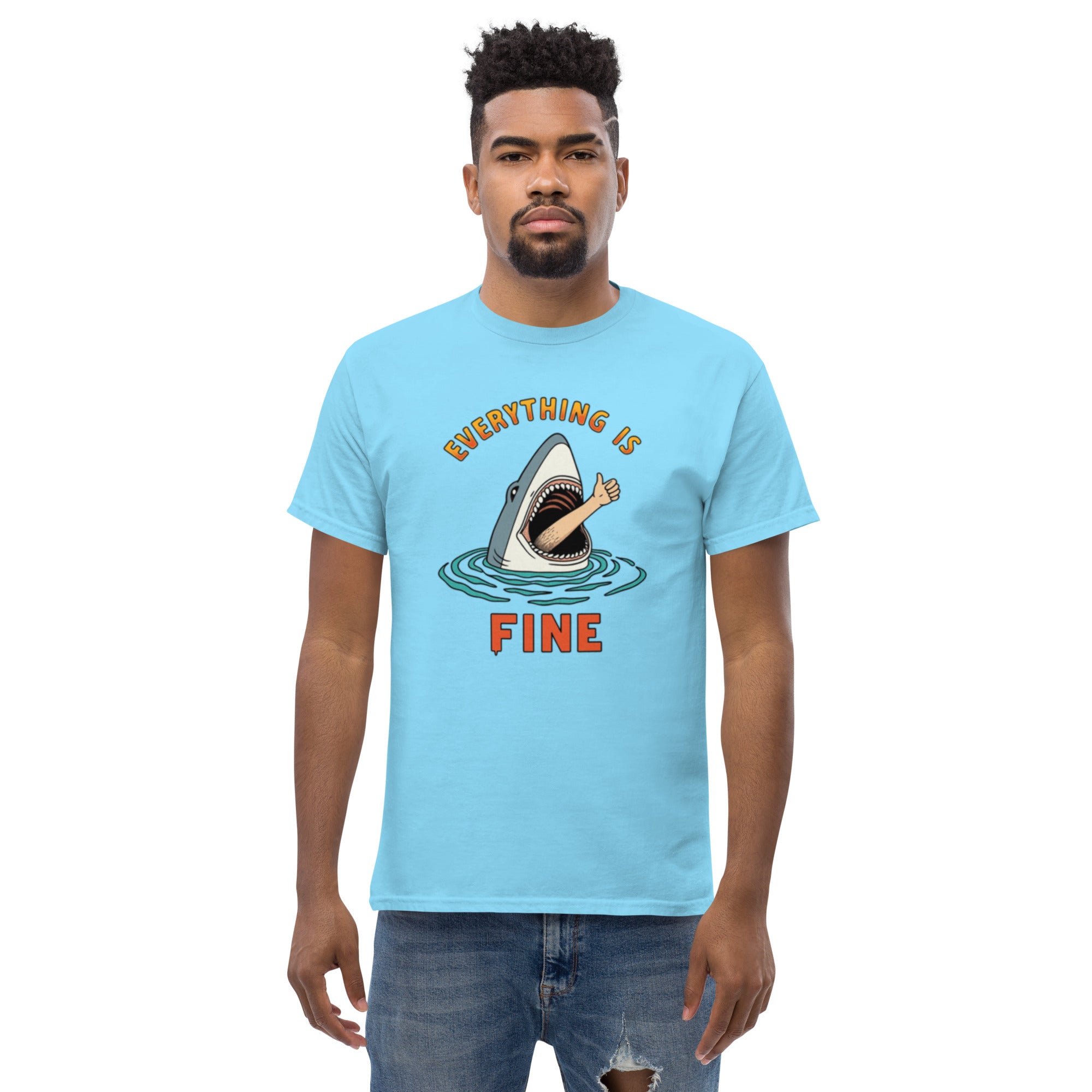 T-Shirt Unisex Stampata 100% Cotone – Confortevole – Design Everiting is Fine-Biiply