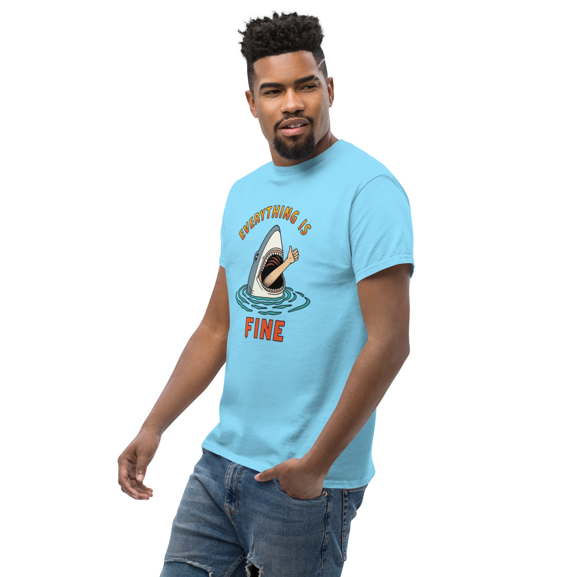 T-Shirt Unisex Stampata 100% Cotone – Confortevole – Design Everiting is Fine-Biiply