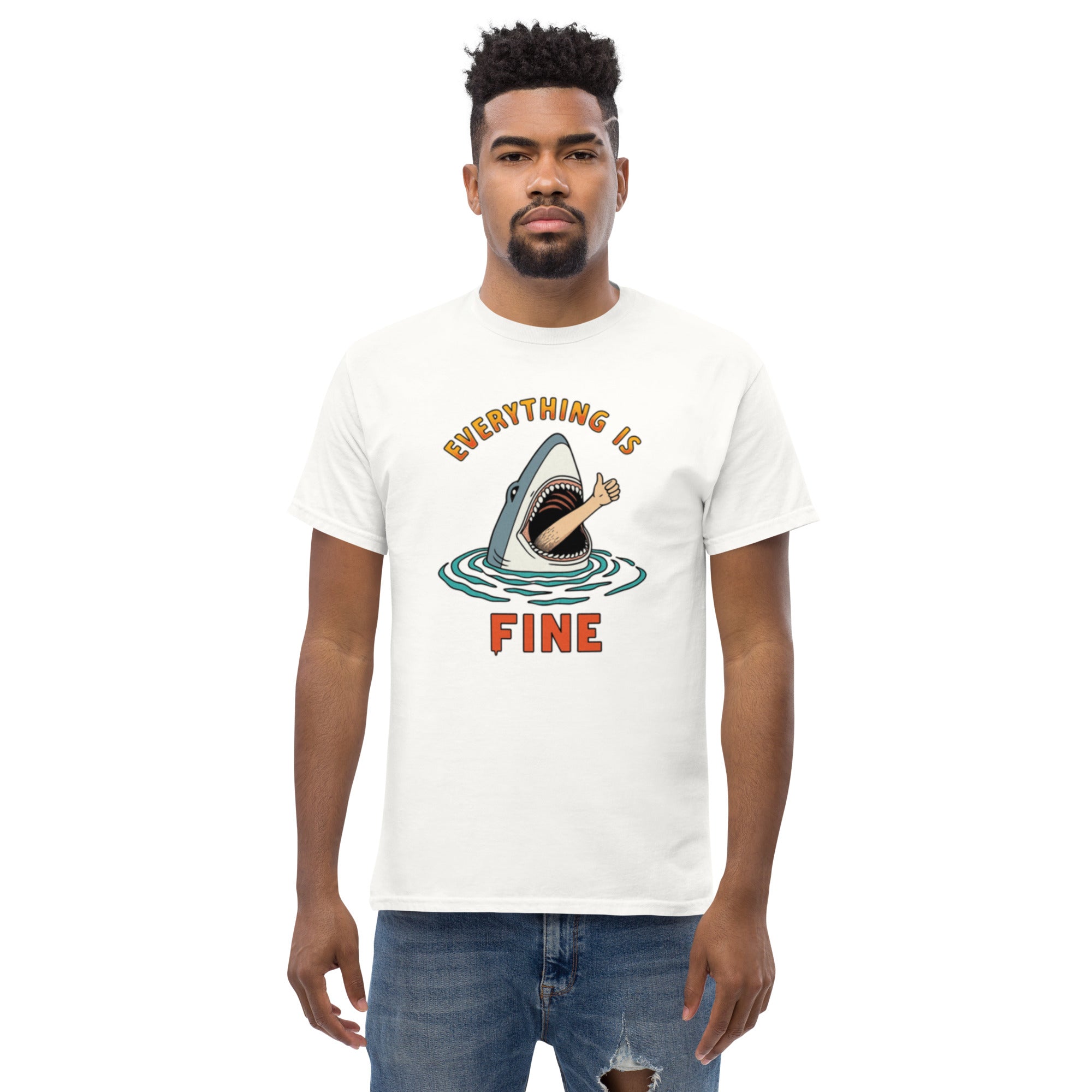 T-Shirt Unisex Stampata 100% Cotone – Confortevole – Design Everiting is Fine-Biiply