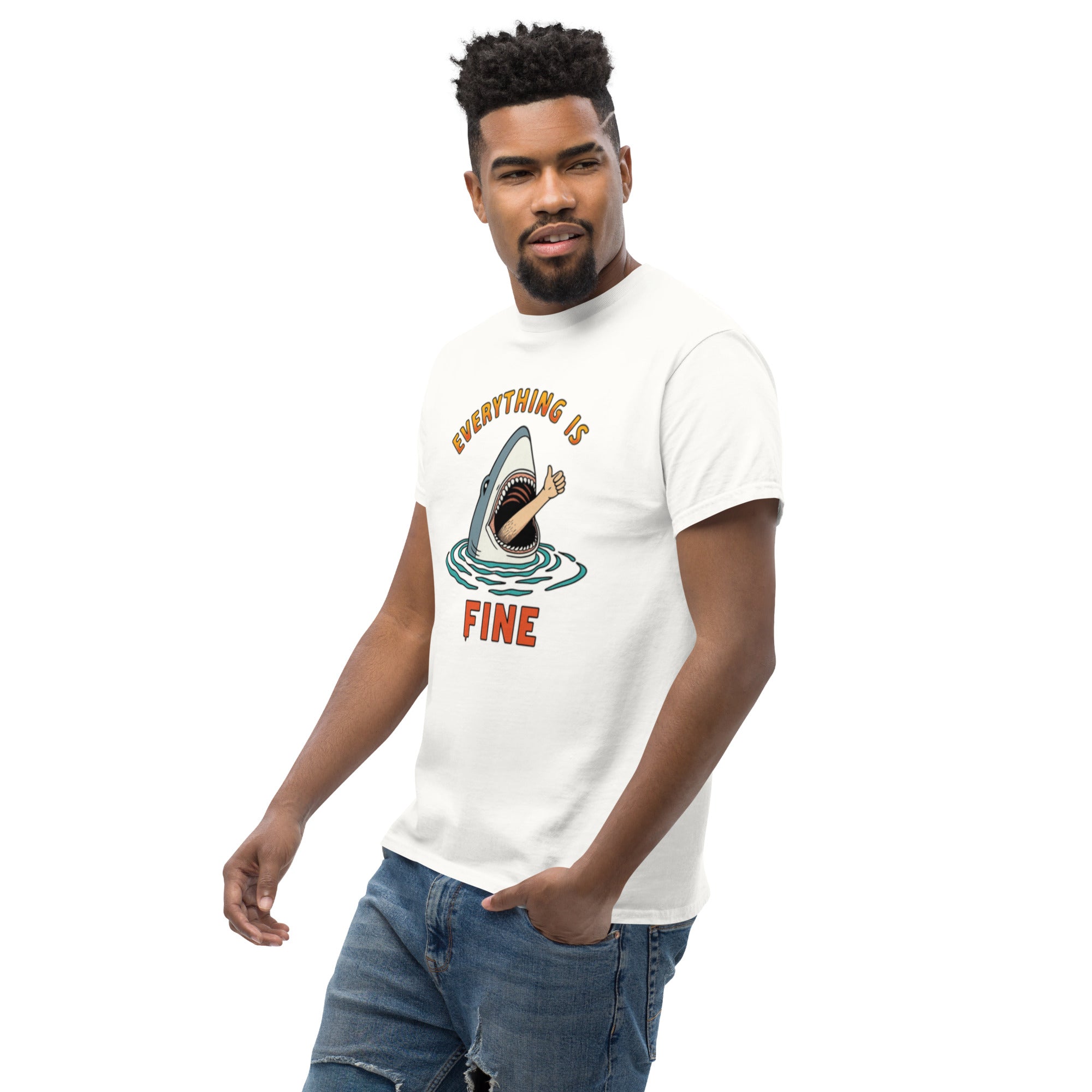 T-Shirt Unisex Stampata 100% Cotone – Confortevole – Design Everiting is Fine-Biiply