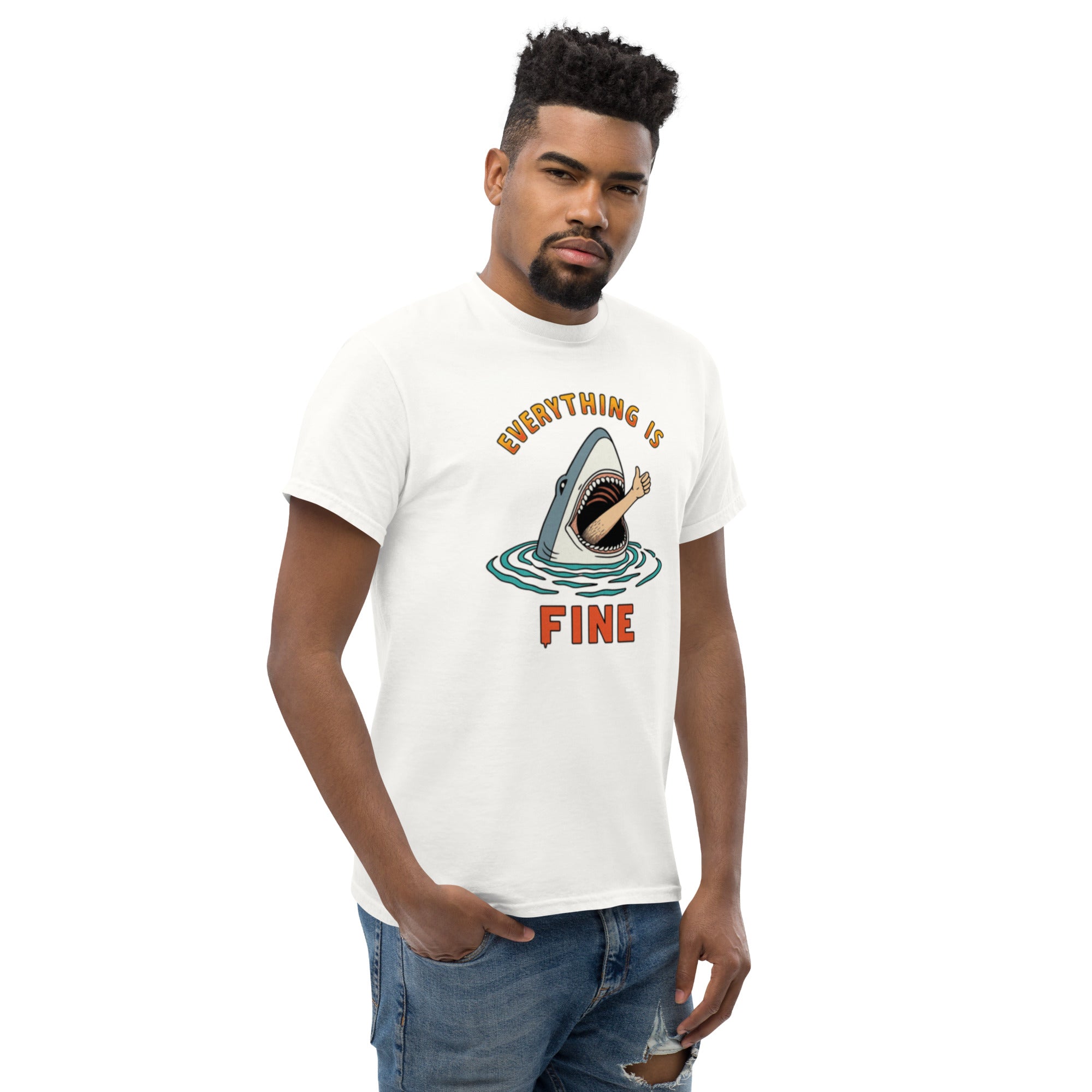 T-Shirt Unisex Stampata 100% Cotone – Confortevole – Design Everiting is Fine-Biiply