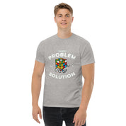 T-Shirt Unisex Stampata 100% Cotone – Confortevole – Design Every Problem Has a Solution-Biiply