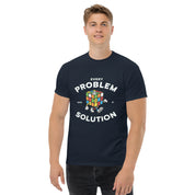 T-Shirt Unisex Stampata 100% Cotone – Confortevole – Design Every Problem Has a Solution-Biiply