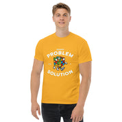 T-Shirt Unisex Stampata 100% Cotone – Confortevole – Design Every Problem Has a Solution-Biiply