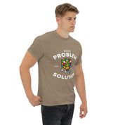 T-Shirt Unisex Stampata 100% Cotone – Confortevole – Design Every Problem Has a Solution-Biiply