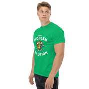 T-Shirt Unisex Stampata 100% Cotone – Confortevole – Design Every Problem Has a Solution-Biiply