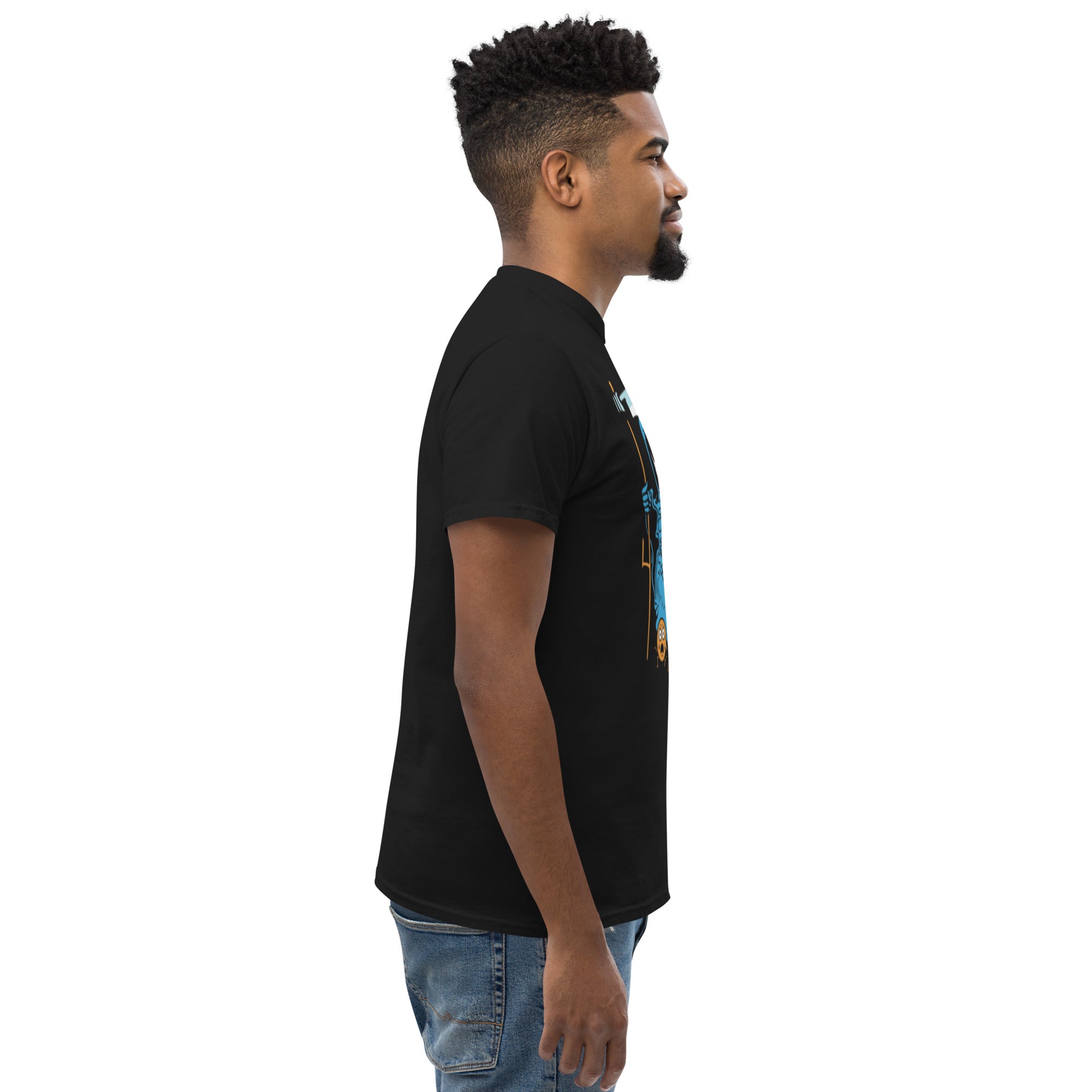 T-Shirt Unisex Stampata 100% Cotone – Confortevole – Design Ghost of the blue death-Biiply