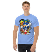 T-Shirt Unisex Stampata 100% Cotone – Confortevole – Design Graffito Sonic-Biiply