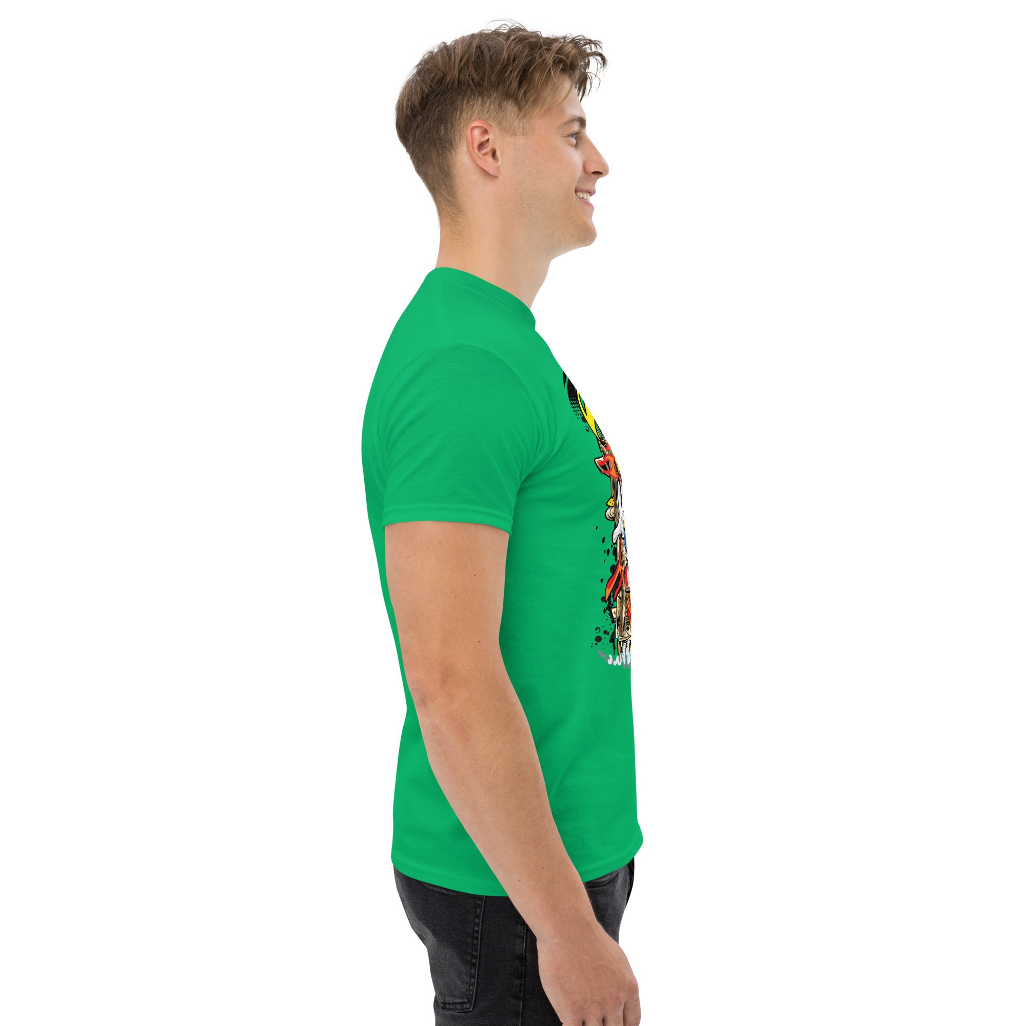T-Shirt Unisex Stampata 100% Cotone – Confortevole – Design Graffito Sonic-Biiply