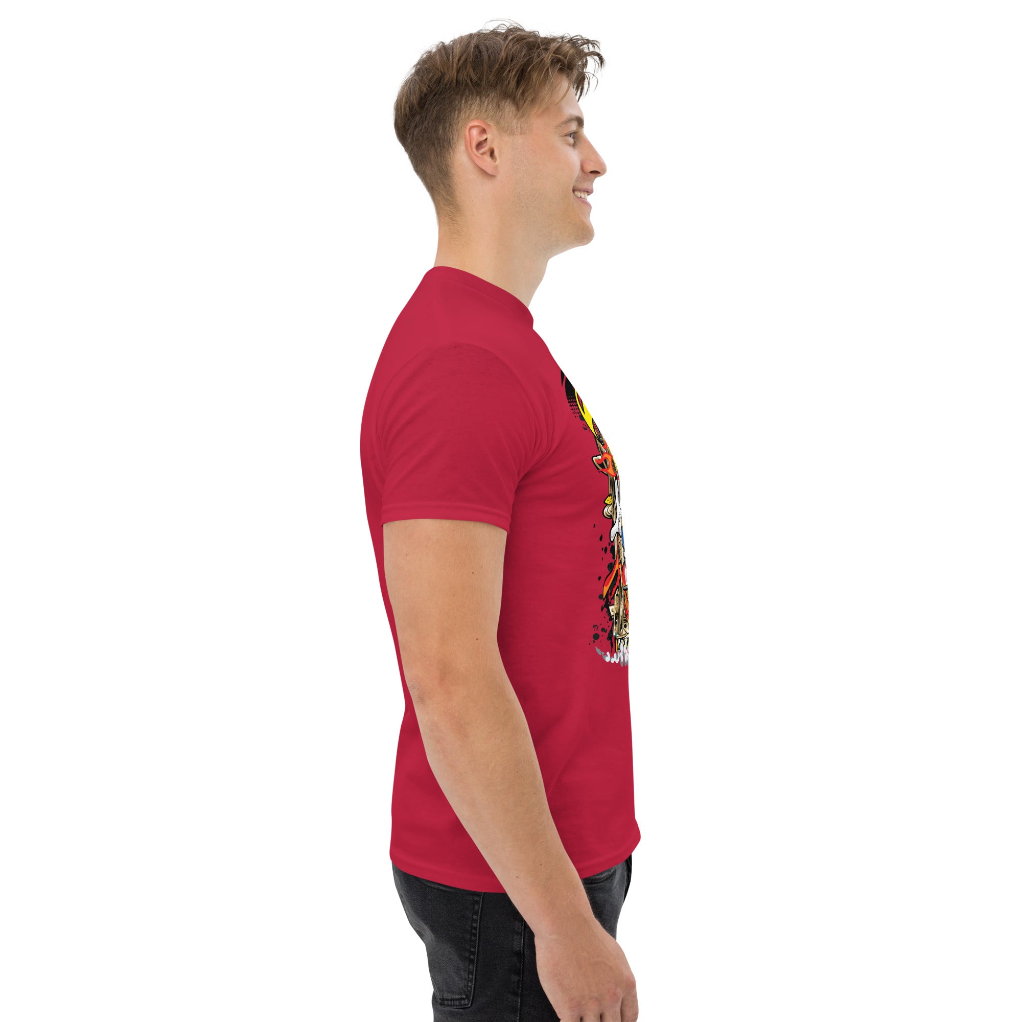 T-Shirt Unisex Stampata 100% Cotone – Confortevole – Design Graffito Sonic-Biiply