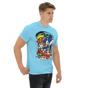 T-Shirt Unisex Stampata 100% Cotone – Confortevole – Design Graffito Sonic-Biiply