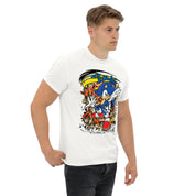 T-Shirt Unisex Stampata 100% Cotone – Confortevole – Design Graffito Sonic-Biiply