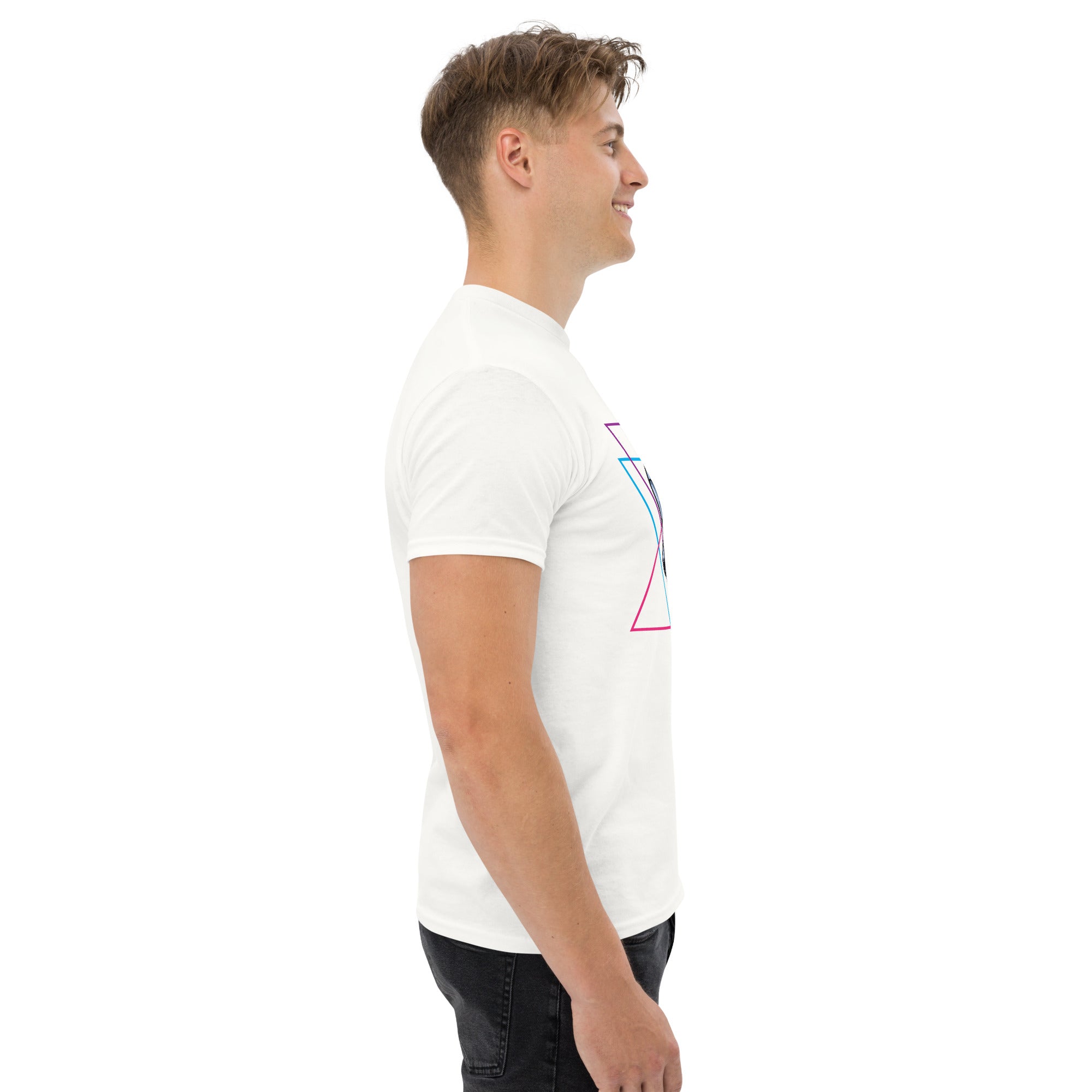 T-Shirt Unisex Stampata 100% Cotone – Confortevole – Design Ice Cream on the space-Biiply
