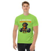 T-Shirt Unisex Stampata 100% Cotone – Confortevole – Design Il Vero Peso è Portare Stile-Biiply