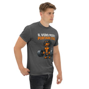 T-Shirt Unisex Stampata 100% Cotone – Confortevole – Design Il Vero Peso è Portare Stile-Biiply