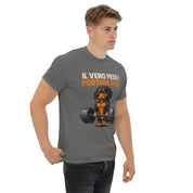 T-Shirt Unisex Stampata 100% Cotone – Confortevole – Design Il Vero Peso è Portare Stile-Biiply