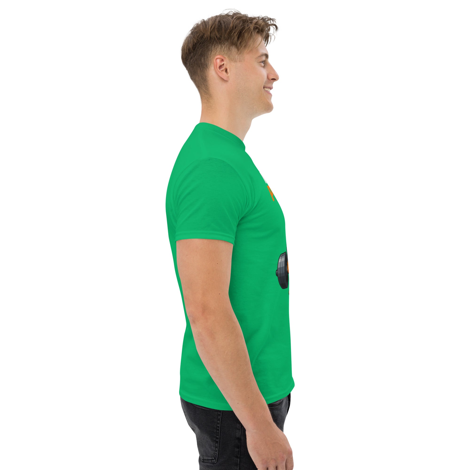 T-Shirt Unisex Stampata 100% Cotone – Confortevole – Design Il Vero Peso è Portare Stile-Biiply