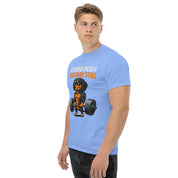 T-Shirt Unisex Stampata 100% Cotone – Confortevole – Design Il Vero Peso è Portare Stile-Biiply