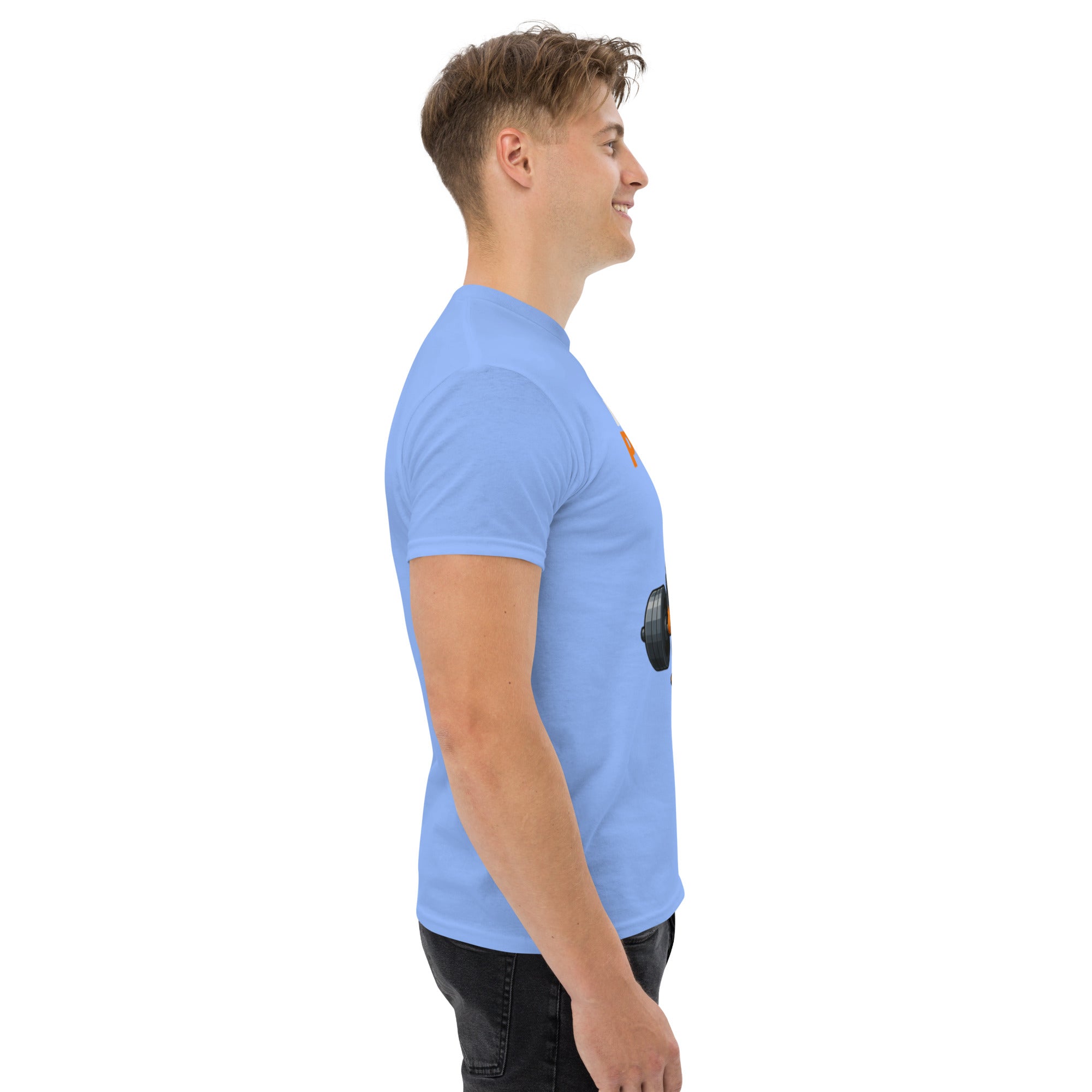 T-Shirt Unisex Stampata 100% Cotone – Confortevole – Design Il Vero Peso è Portare Stile-Biiply