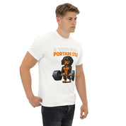 T-Shirt Unisex Stampata 100% Cotone – Confortevole – Design Il Vero Peso è Portare Stile-Biiply