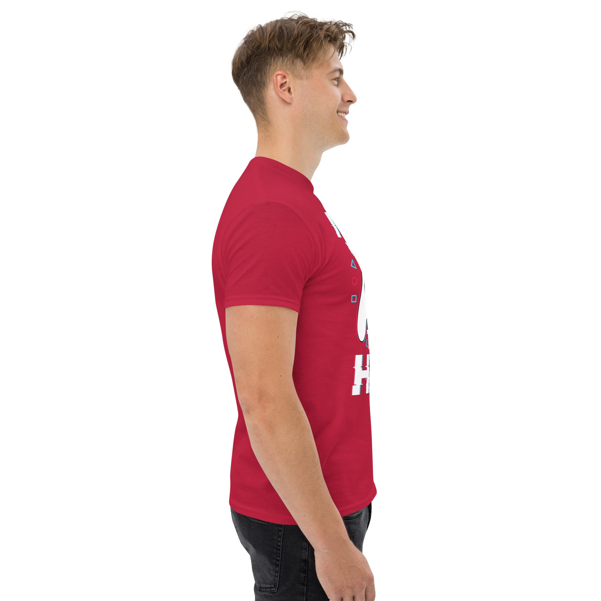 T-Shirt Unisex Stampata 100% Cotone – Confortevole – Design I'm Paused My Game To Be Here-Biiply